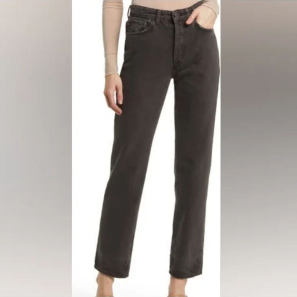 Adriano Goldschmied Alexxis Straight Jeans Dark Gray Size 26